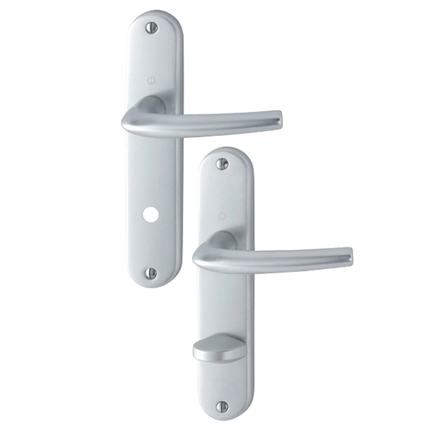 Poignée de porte à condamnation SAN DIEGO Hoppe argent 3538164