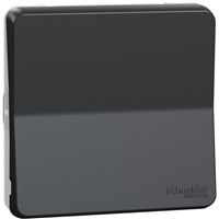 Poussoir Schneider Mureva Styl - IP55 - IK08 - anthracite - 10A 250V