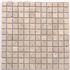 Mosaïque pierre naturelle calcaire TRAVERTIN - Light mix - 2,3 x 2,3 cm - Plaque 30 CMx30 CM Ép.10 MM