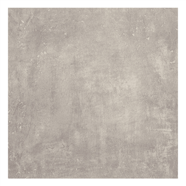 Carrelage de sol intérieur Ciment effet béton - Gris - 45,5 CM x 45,5 CM x 8 MM