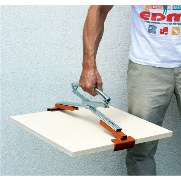 Porte dalle réglable de 280 à 665 mm charge maxi 25 Kg Edma 269055
