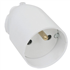 Fiche femelle Debflex Sortie droite coiffe 2P+T 3500 W blanc