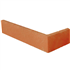 Plaquette d'angle de parement mural sablé Terreal Rouge orangé - 22 CM x 10,5 CM x 14 / 50 MM