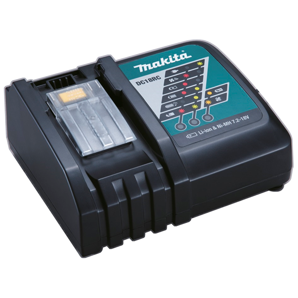 Chargeur rapide makstar li-ion, ni-mh 9,6 à 18 v dc18rc : Makita 195584-2
