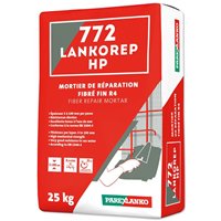 Mortier de réparation fibré Parexlanko 772 Lankorep HP - 25 kg