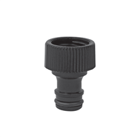 Raccord automatique tuyau arrosage Nez robinet 20x27 mm Plastique noir