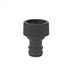 Raccord automatique tuyau arrosage Nez robinet 20x27 mm Plastique noir
