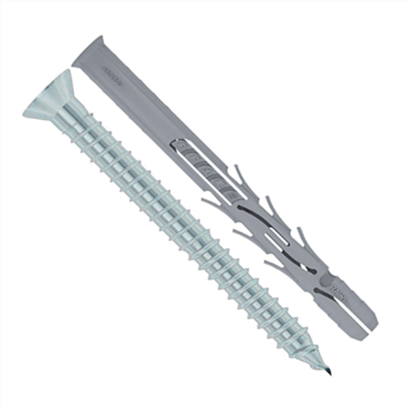 Cheville nylon avec vis tête fraisée - diamètre 9,8 MM longueur 120,0 MM - lot 10
