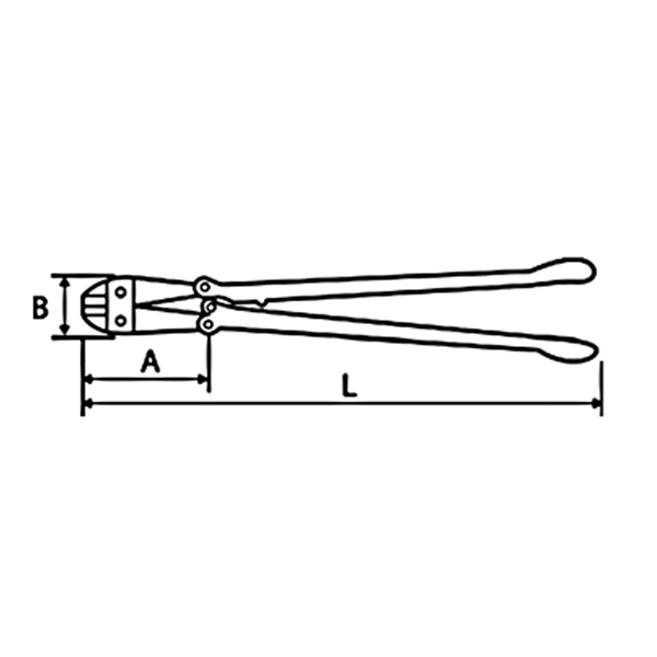 Coupe-boulons bras forgés Stanley capacité de coupe 7 mm 1-95-565