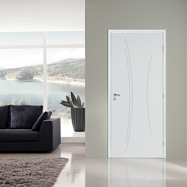 Bloc-porte blanc Kaori Gypso