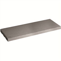 Chaperon de mur en béton - plat - Gris - 100 x 30 x 4 cm