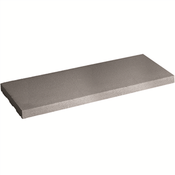 Chaperon de mur en béton - plat - Gris - 100 x 30 x 4 cm