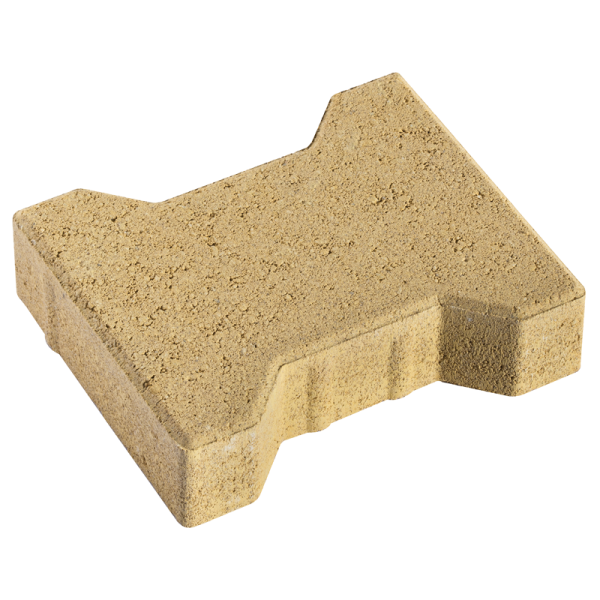 Pavé autobloquant non circulable - épaisseur 5 CM - Paille