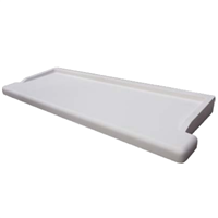 Seuil de porte Prestige - béton blanc  - 39 CM x 0,94 M