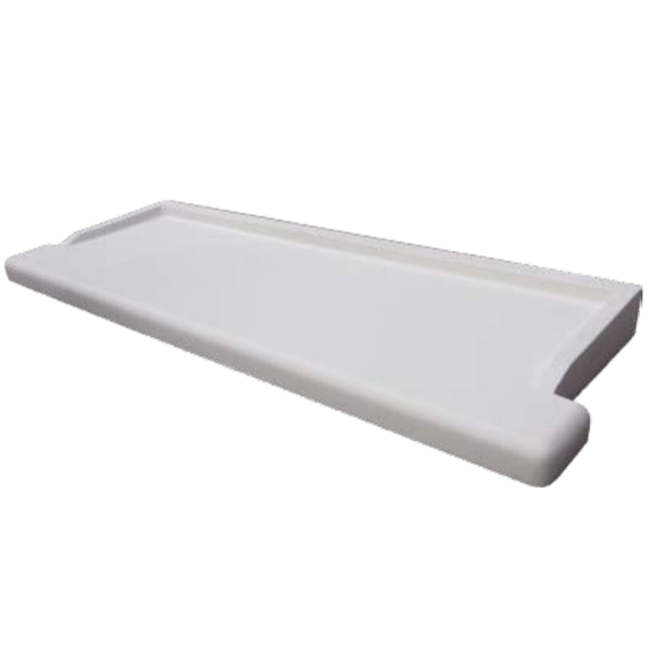 Seuil de porte Prestige - béton blanc  - 39 CM x 0,94 M