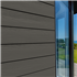 Lame de bardage en fibres-ciment Cedral Click finition relief Anthracite C60