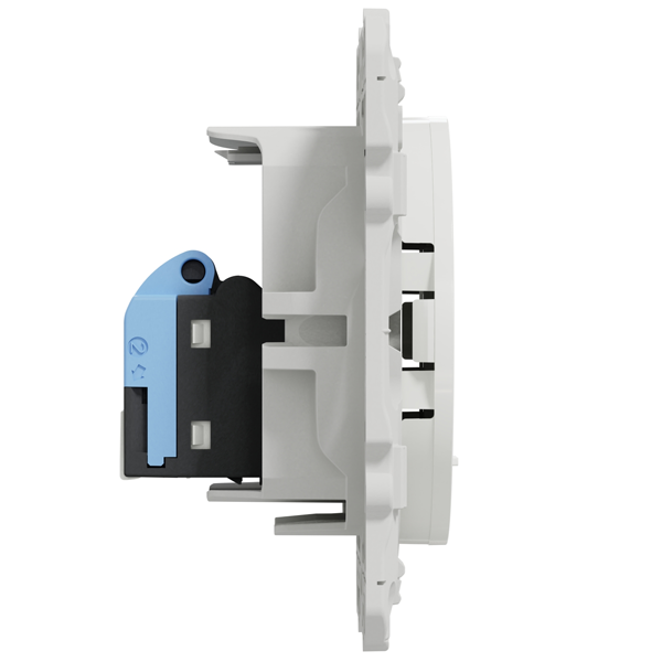 Prise RJ45 Schneider Odace - grade 3 - catégorie 6 - UTP - blanc