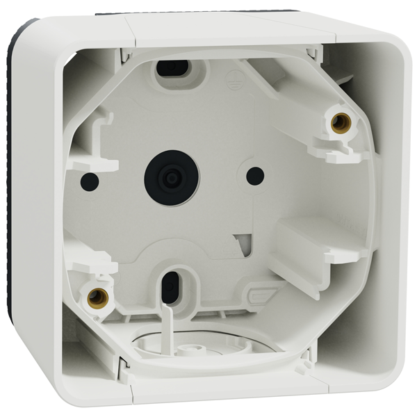 Boîtier pour 1 poste encastré Schneider Mureva Styl - IP55 - blanc