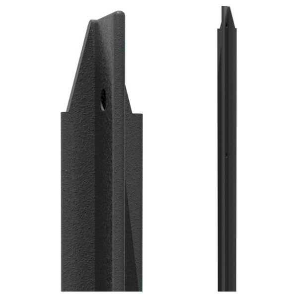Poteau TE clôture rouleau Dirickx 30x30x3 MM hauteur 2 M