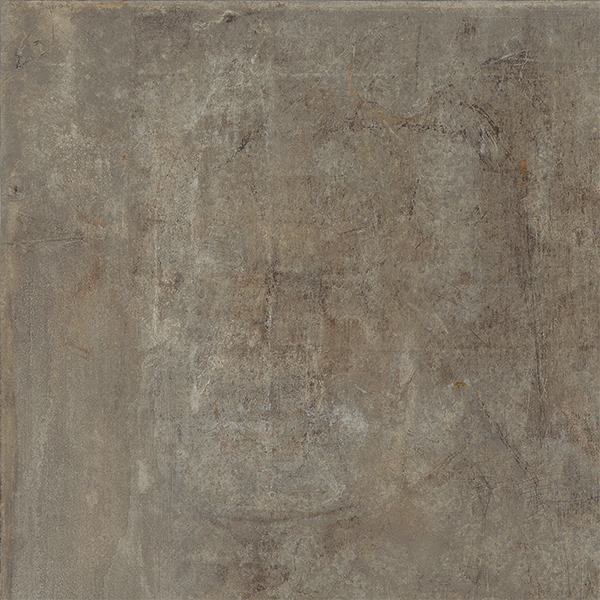 Carrelage sol intérieur effet métal - Atelier - Acier - 45 CM x 45.5 CM - ép. 8 MM