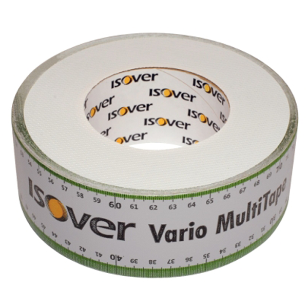 Adhésif multifonctions simple face - Vario Multitape Isover - Rouleau 60 MM x 35 M
