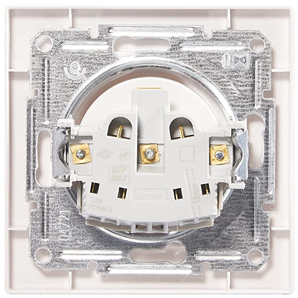 Prise de courant 2P+T Schneider Asfora - blanc - 16 A - 230 V