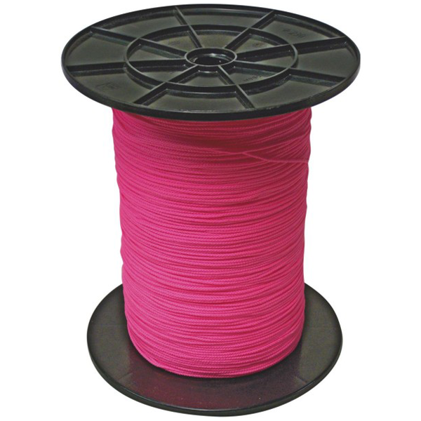 Tresse rose fluo 2 mm x 200 ml CORDERIES TOURNONAISES 370653