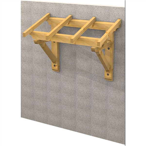 Marquise de porte ou fenêtre en épicéa - vendue en kit - 80 CM x 1,80 M