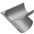 Équerre soudée extérieure en zinc pour gouttière de 250 MM