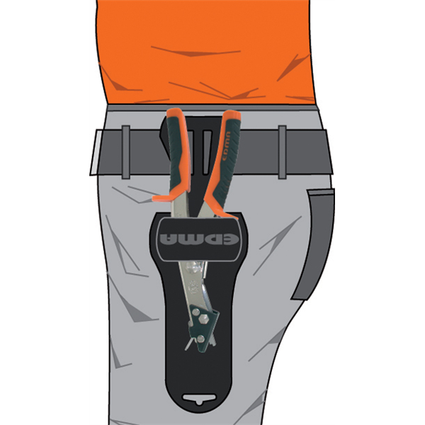 Cisaille grignoteuse Edma Supercoup avec coupe copeaux intégré 011055