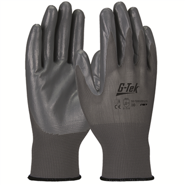Gant manutention OBRA coton enduction nitrile taille 10 34-FGN1001/G10