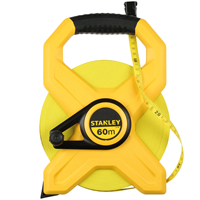 Décamètre mesure longue - Stanley - ruban 60 mètres en fibre de verre classe 3 2-34795