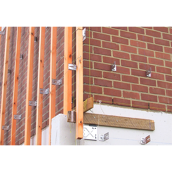 Equerre de façade - Isolco 3000 P - pour la fixation de chevron bois - 120 mm - boîte de 20 Etanco 361102000