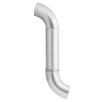 Écharpe extensible en zinc naturel Rheinzink - descente de 80 MM - 250 à 400 mm