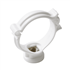 Collier monobloc Nicoll pour système d'évacuation - Diamètre 40 mm - Polypropylène blanc - Sachet de 5 pièces