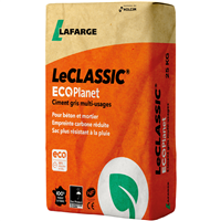 Ciment Le Classic ECOPlanet 32,5R CE NF - Lafarge - en sac Protect de 25 KG