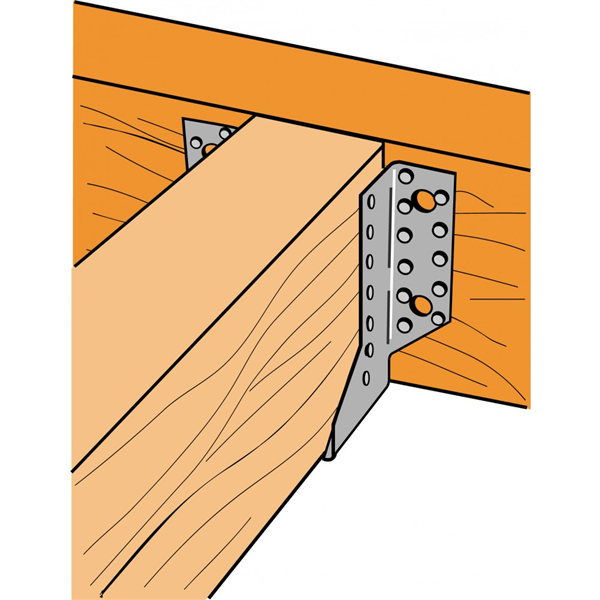 Sabot deux éléments gauche largeur 30 mm Simpson Strong-Tie SDEG340/30