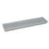 Grille PVC pour caniveaux de piscine - Connecto A15 Gris clair - largeur int. 100 mm - longueur 0.5 m