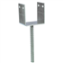Pied de poteau en U largeur 100 mm Simpson Strong-Tie PPD100/70G