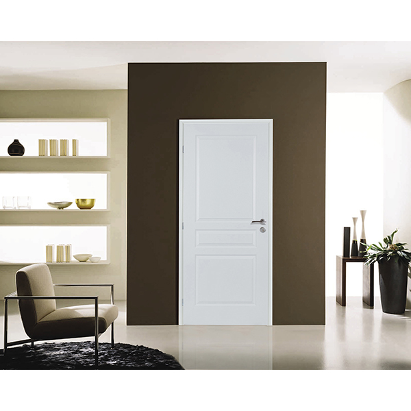 Bloc-porte blanc Design 110 Gypso - 204 CMx83 CM - droit poussant poussant