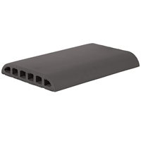 Chaperon plat en terre cuite Terreal CH01 - Anthracite - 40 x 28 x 5 cm