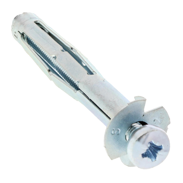 Cheville métallique CC Spit vis tête bombée corps creux 10 x 59 mm x100