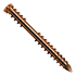Vis terrasse filetage fixation tête cylindrique inox A2 antique 5x60mm