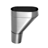 Cuvette de branchement en zinc Rheinzink pour descente de {9588:Diamètre}}