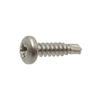 Vis à tole autoperceuse inox A2 à tête cylindrique
