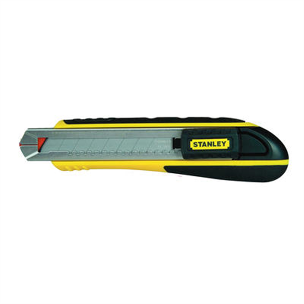 Cutter Fatmax Stanley avec casse-lames intégré 18 mm 1-10-481