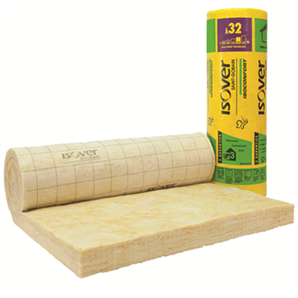 laine de verre pour combles aménagés - Isoconfort 32 - 140 MM