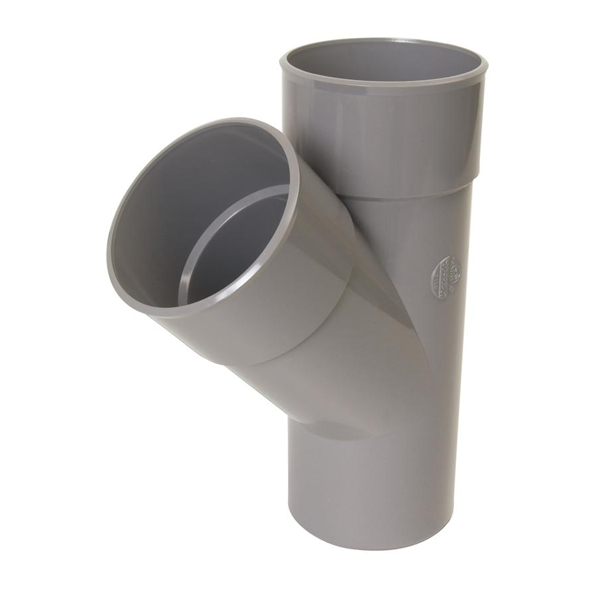 Culotte PVC à coller Mâle - Femelle 45° Diamètre 32 mm NICOLL BF14