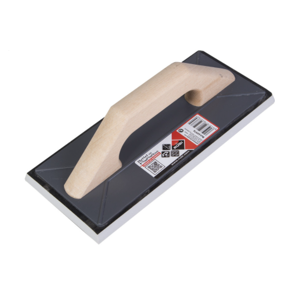 Taloche joints céramiques monobloc caoutchouc 25 x11 x 8 cm Manche  bois