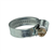 Collier serrage acier galvanisé bande pleine 14 à 28mm Largeur 8mm x12